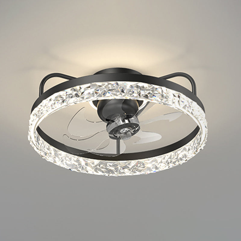 Modern Style Ceiling Fan Lamp Metal Ceiling Fan Lighting for Bedroom