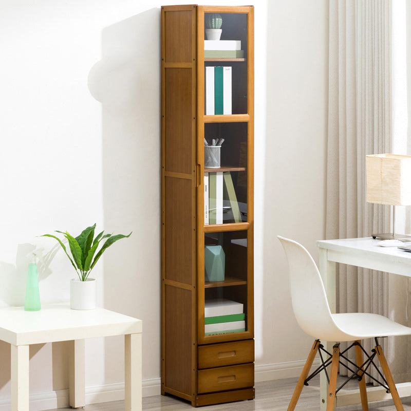 Closed Back Bookshelf Door Standard Bookcase for Home Office