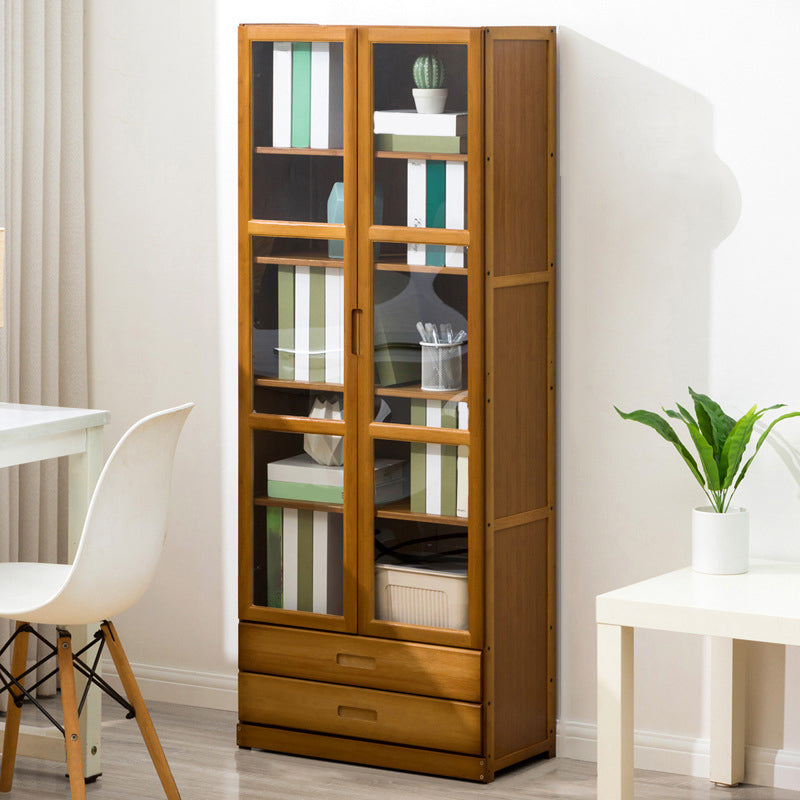 Closed Back Bookshelf Door Standard Bookcase for Home Office