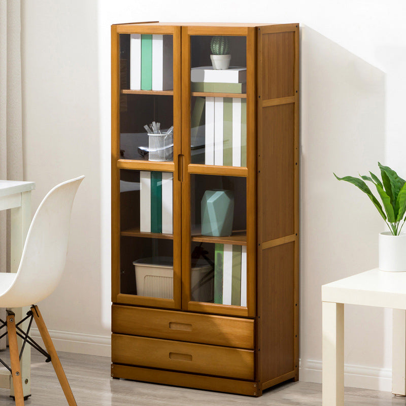 Closed Back Bookshelf Door Standard Bookcase for Home Office