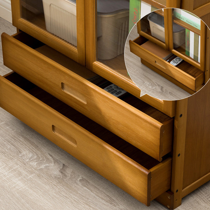 Closed Back Bookshelf Door Standard Bookcase for Home Office