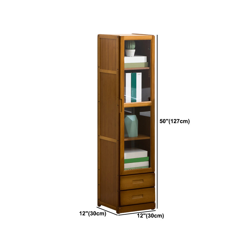 Closed Back Bookshelf Door Standard Bookcase for Home Office