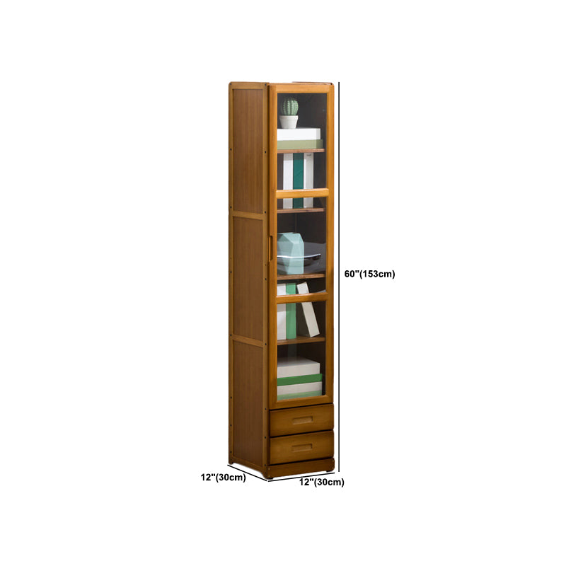 Closed Back Bookshelf Door Standard Bookcase for Home Office