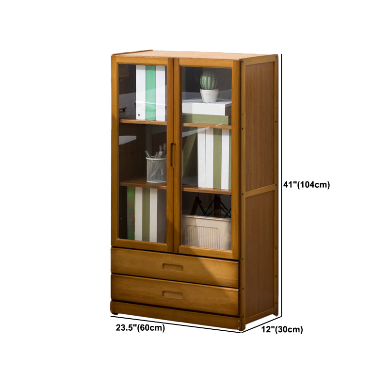 Closed Back Bookshelf Door Standard Bookcase for Home Office