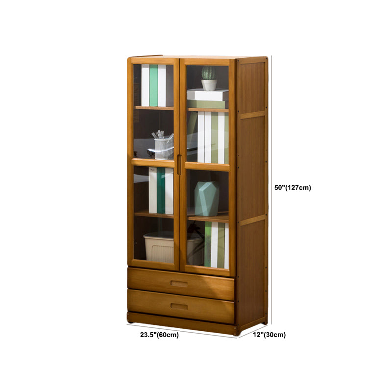 Closed Back Bookshelf Door Standard Bookcase for Home Office