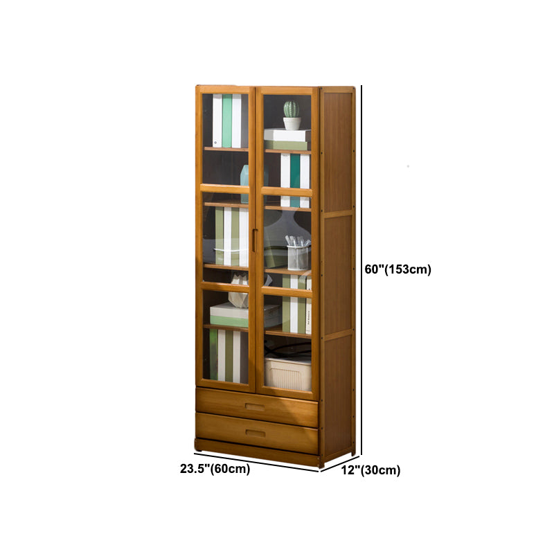 Closed Back Bookshelf Door Standard Bookcase for Home Office