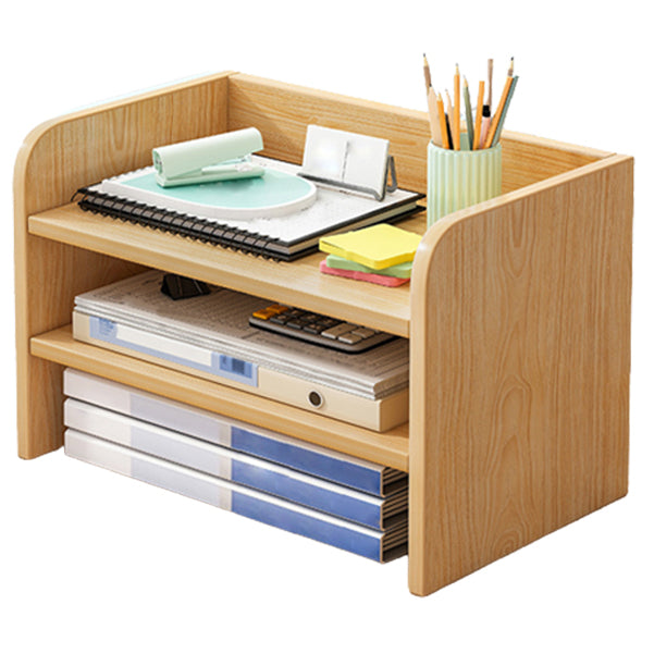Contemporary Bookcase Closed Back Shelf Bookcase for Study Room
