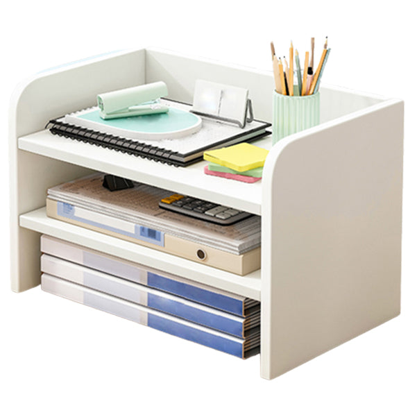 Contemporary Bookcase Closed Back Shelf Bookcase for Study Room