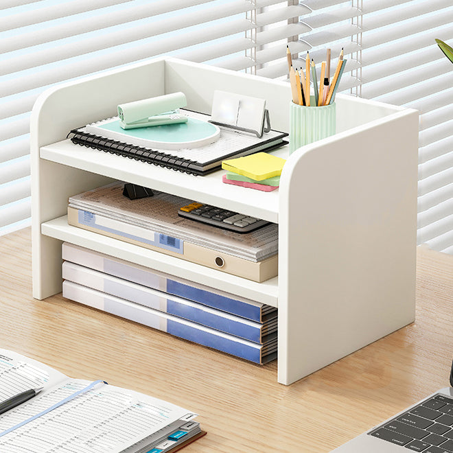 Contemporary Bookcase Closed Back Shelf Bookcase for Study Room