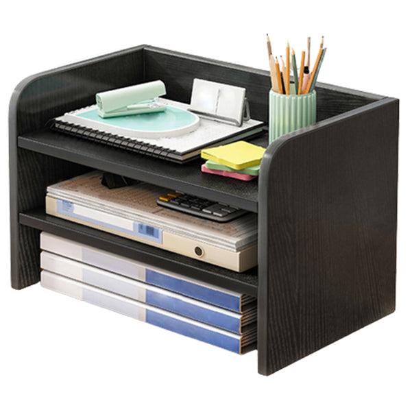 Contemporary Bookcase Closed Back Shelf Bookcase for Study Room