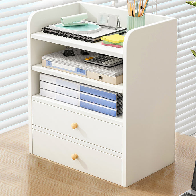 Contemporary Bookcase Closed Back Shelf Bookcase for Study Room