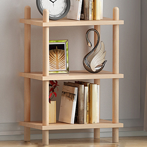Modern Style Bookshelf Open Back Artificial Wood Bookcase for Office