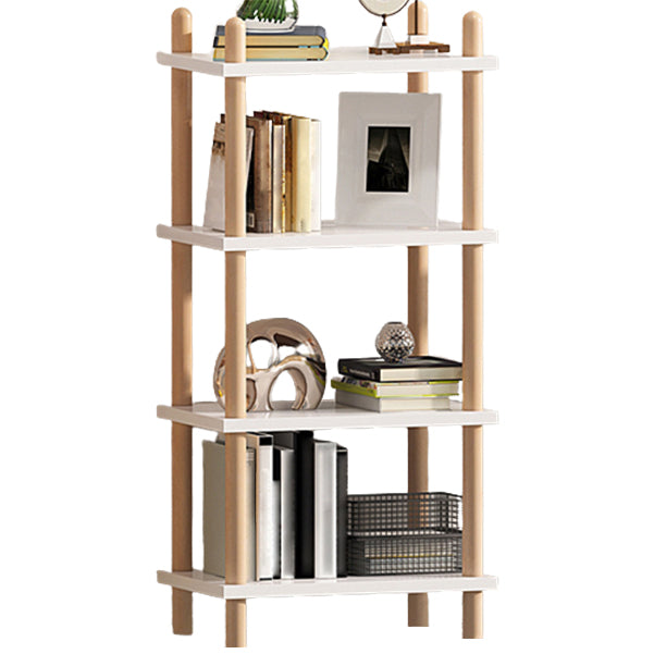 Modern Style Bookshelf Open Back Artificial Wood Bookcase for Office
