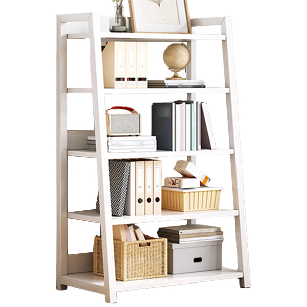 Modern Style Bookshelf Metal Frame and Wood Shelf Bookcase for Office