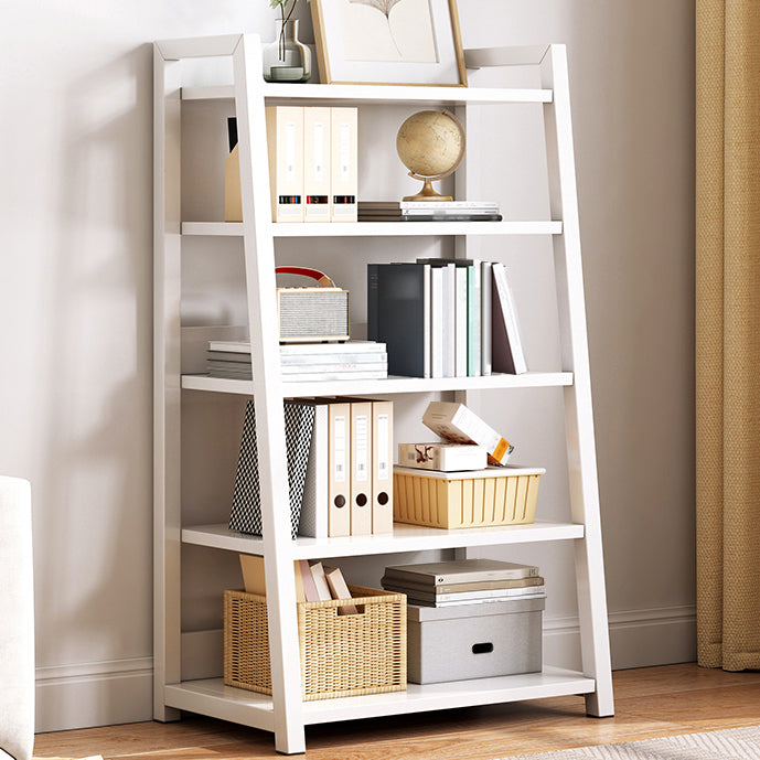 Modern Style Bookshelf Metal Frame and Wood Shelf Bookcase for Office