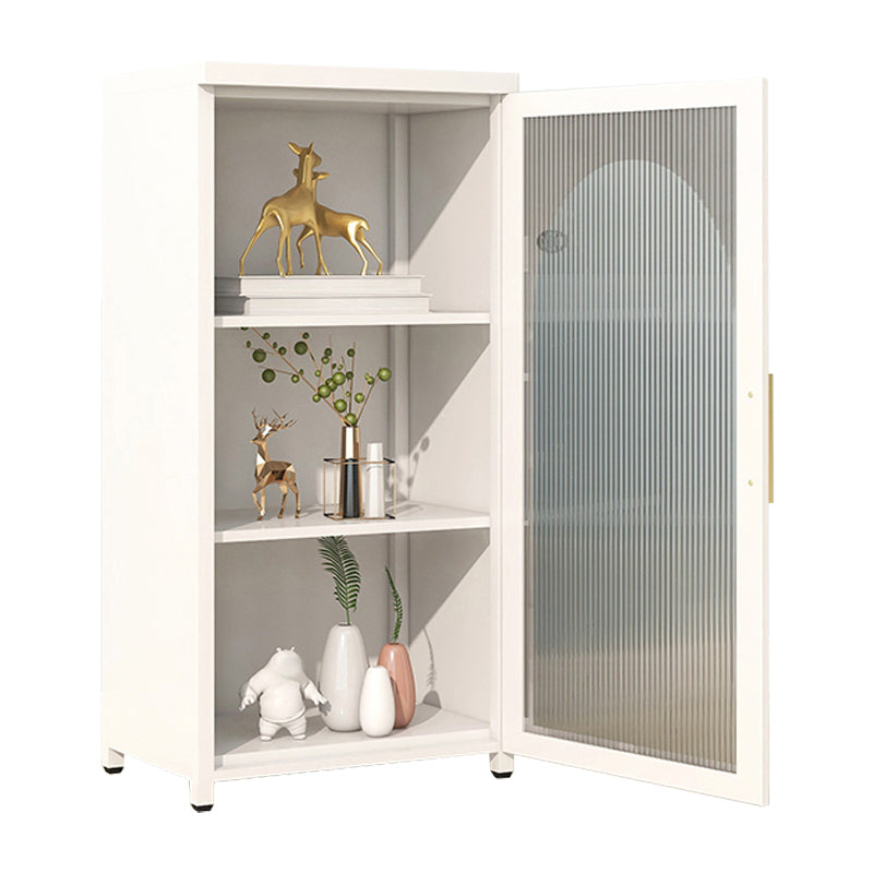 39.96"H Bookshelf Scandinavian Bookcase for Home Office with Door