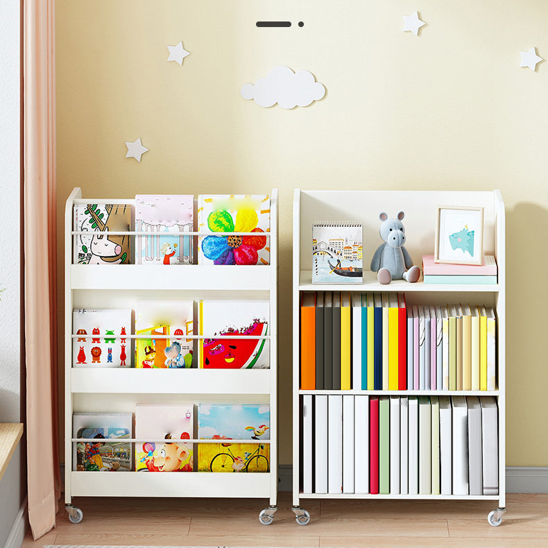 Contemporary Style Bookshelf Engineered Wood Bookcase for Home Study Room