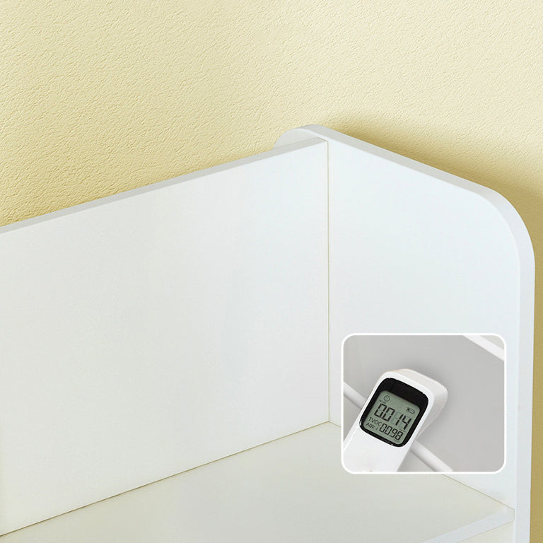 Contemporary Style Bookshelf Engineered Wood Bookcase for Home Study Room