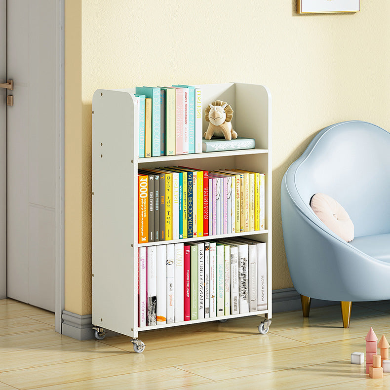 Contemporary Style Bookshelf Engineered Wood Bookcase for Home Study Room