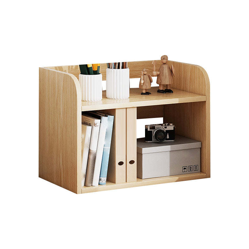 Light Brown Modern Style Bookshelf Engineer Wood Bookcase for Home