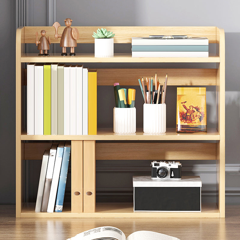 Light Brown Modern Style Bookshelf Engineer Wood Bookcase for Home