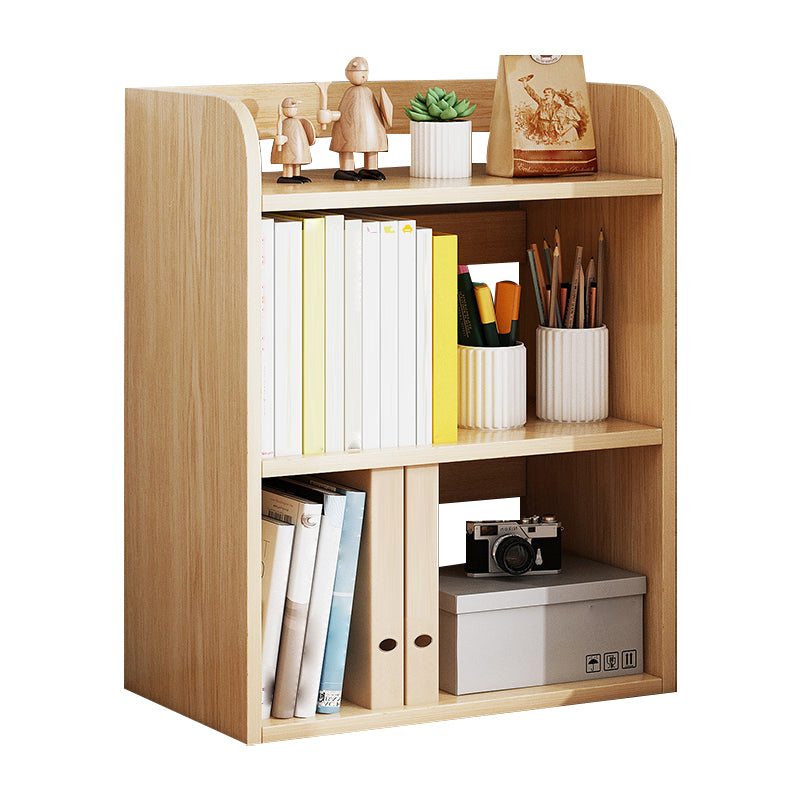 Light Brown Modern Style Bookshelf Engineer Wood Bookcase for Home