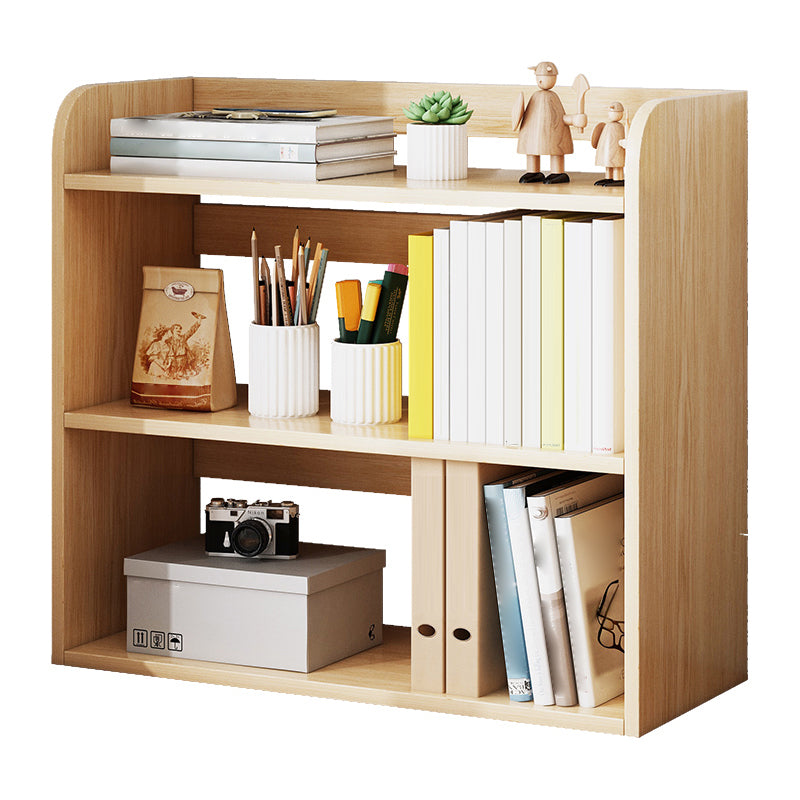 Light Brown Modern Style Bookshelf Engineer Wood Bookcase for Home