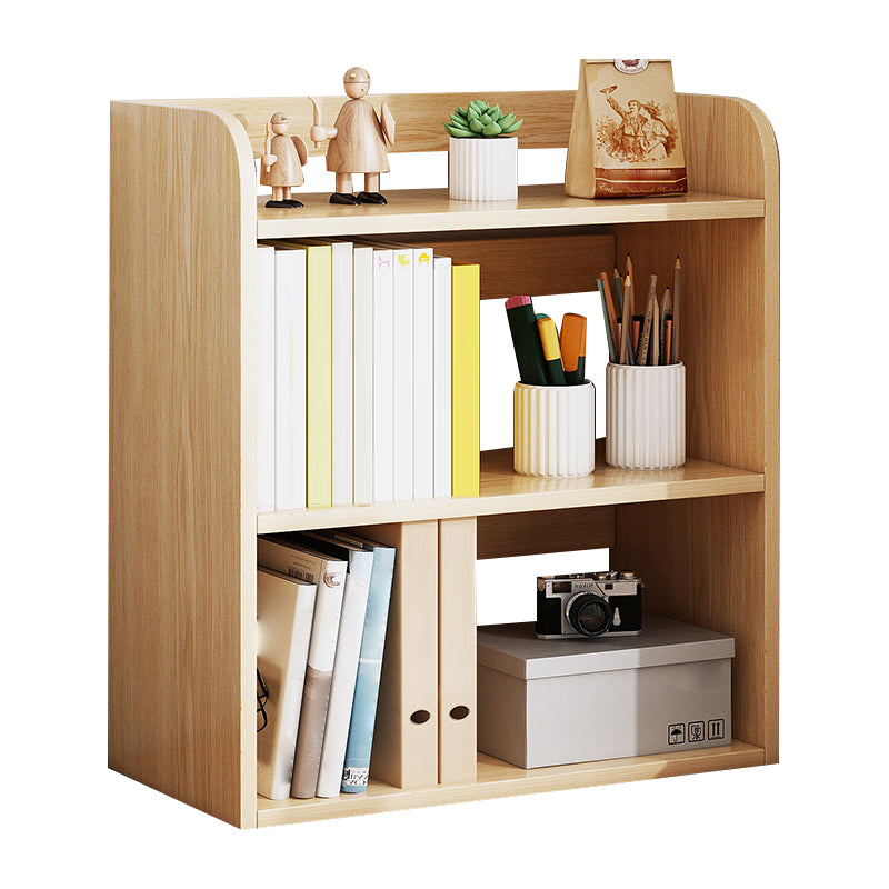 Light Brown Modern Style Bookshelf Engineer Wood Bookcase for Home