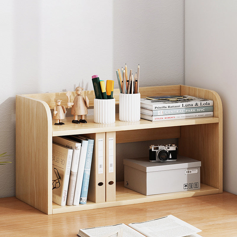 Light Brown Modern Style Bookshelf Engineer Wood Bookcase for Home