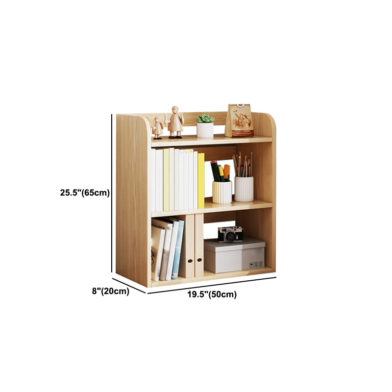 Light Brown Modern Style Bookshelf Engineer Wood Bookcase for Home