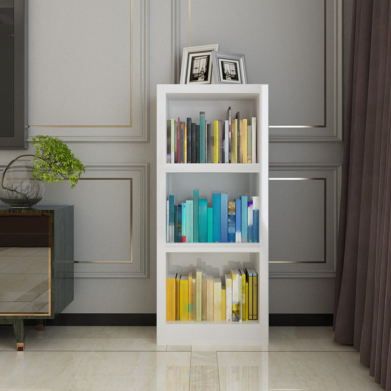White Modern Style Bookshelf Engineer Wood Bookcase for Home