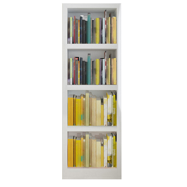 White Modern Style Bookshelf Engineer Wood Bookcase for Home