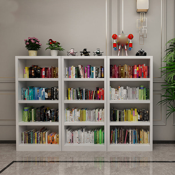 White Modern Style Bookshelf Engineer Wood Bookcase for Home