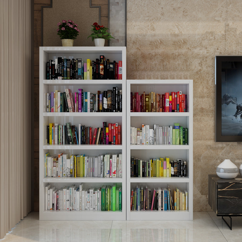 White Modern Style Bookshelf Engineer Wood Bookcase for Home