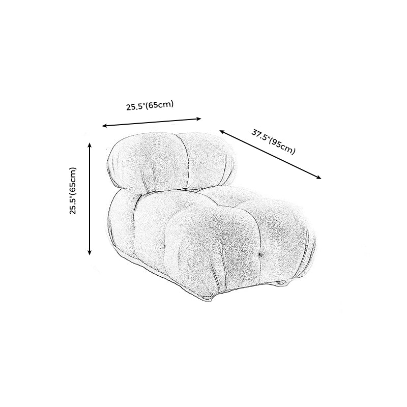 Stationary 1-seater Living Room Standard Cushions Contemporary Seating