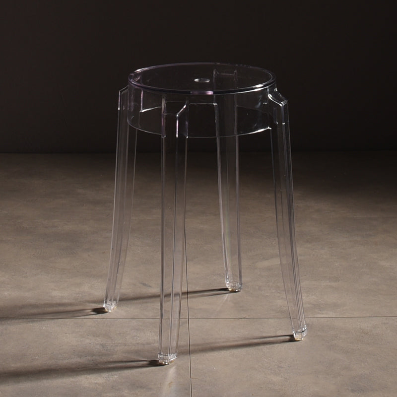 Modern Style Bar-stool Acrylic Round Counter Bar Stool for Kitchen Bar