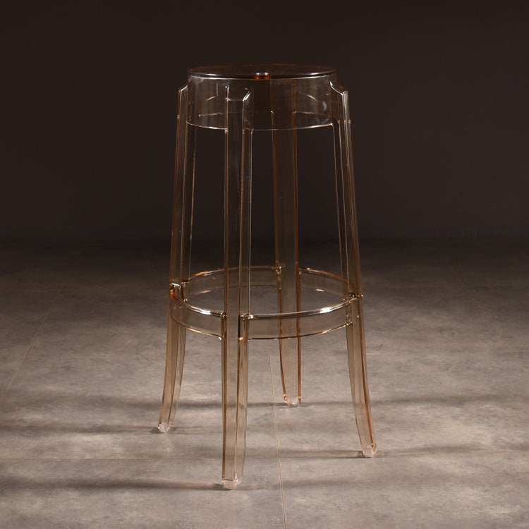 Modern Style Bar-stool Acrylic Round Counter Bar Stool for Kitchen Bar
