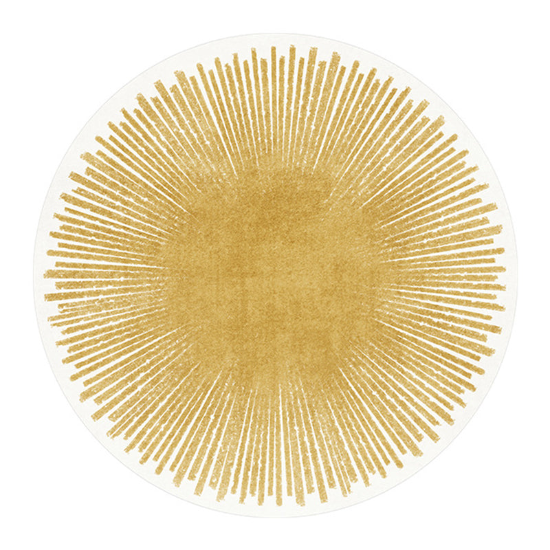 Purple Nordic Rug Polyester Contrast Color Indoor Rug Stain Resistant Rug for Living Room