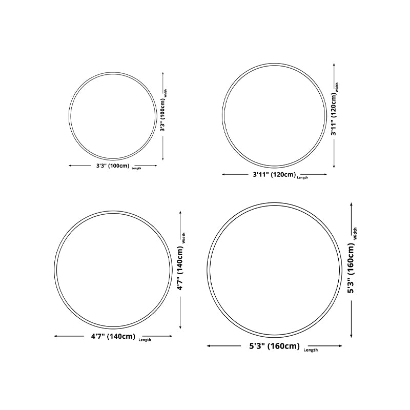 Purple Nordic Rug Polyester Contrast Color Indoor Rug Stain Resistant Rug for Living Room