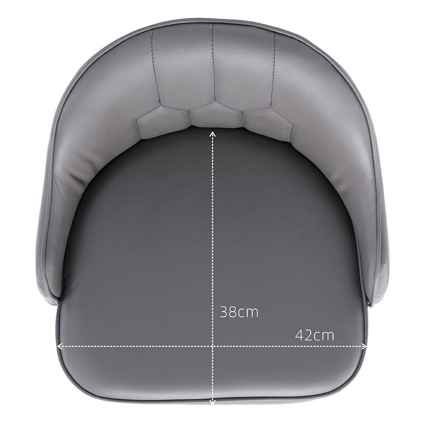 Matte Finish PU Leather Footrest Barstool Scandinavian KTV Stool