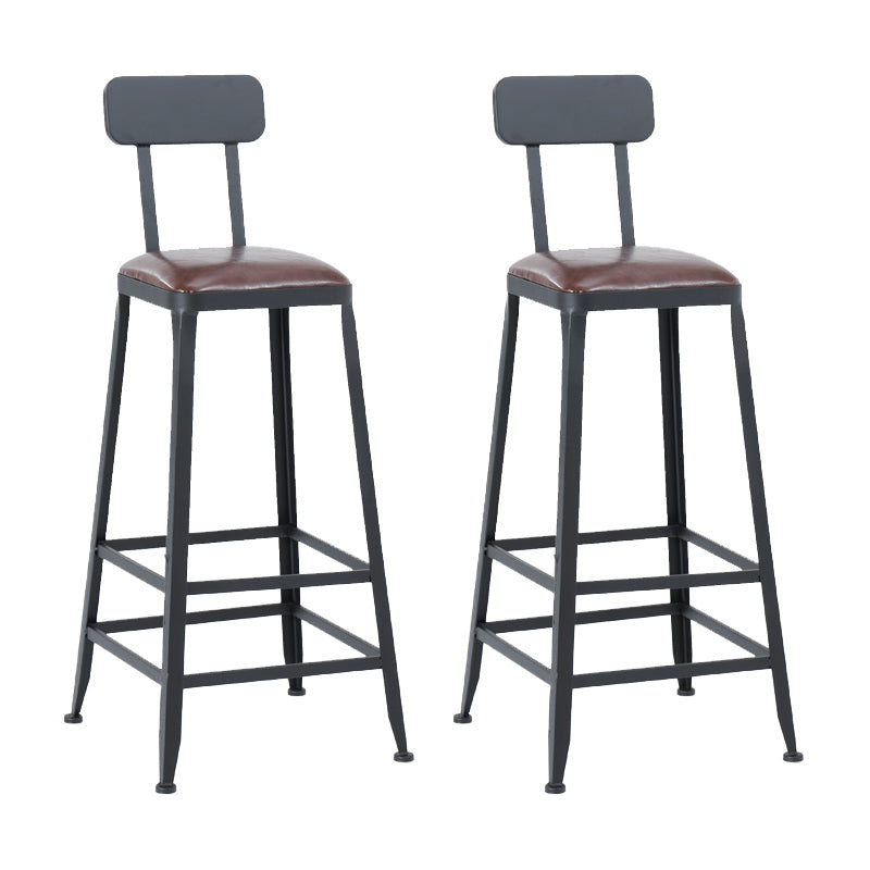 Industrial 1/2/3/5 Pieces Solid Wood Bar Table Set Square Bistro Set