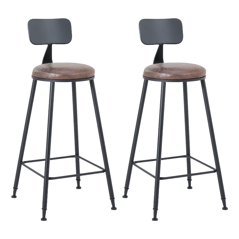 Industrial 1/2/3/5 Pieces Solid Wood Bar Table Set Square Bistro Set