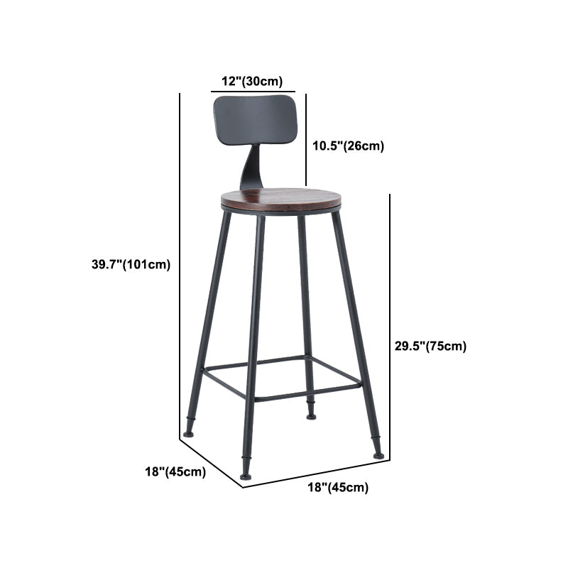 Industrial 1/2/3/5 Pieces Solid Wood Bar Table Set Square Bistro Set