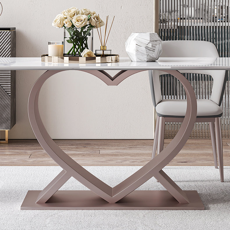 Designer Style Sintered Stone Top Dining Set Rectangle 1/4/6/7 Pieces Dining Table Set