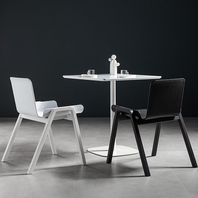 Coffee Shop Dining Room Industrial Style Dinette Table Wood Top Dining Table