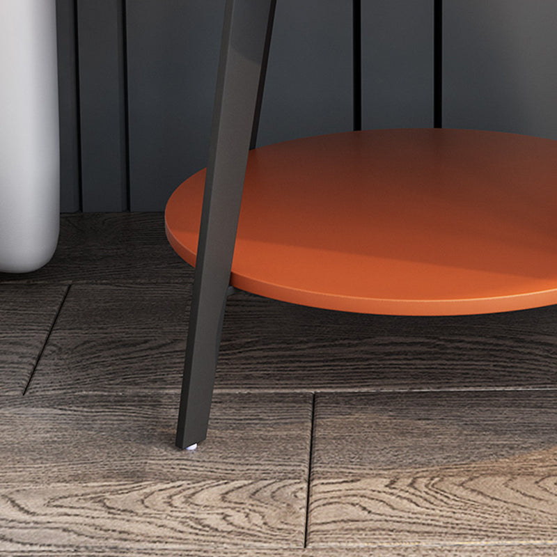 Wooden Nightstand with Lower Shelf 21.65" Tall 1 - Drawer Nightstand