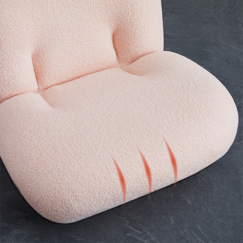 Wool Armless Chair 31.49" L x 27.55" W x 26.77" H Swivel Chair for Living Room