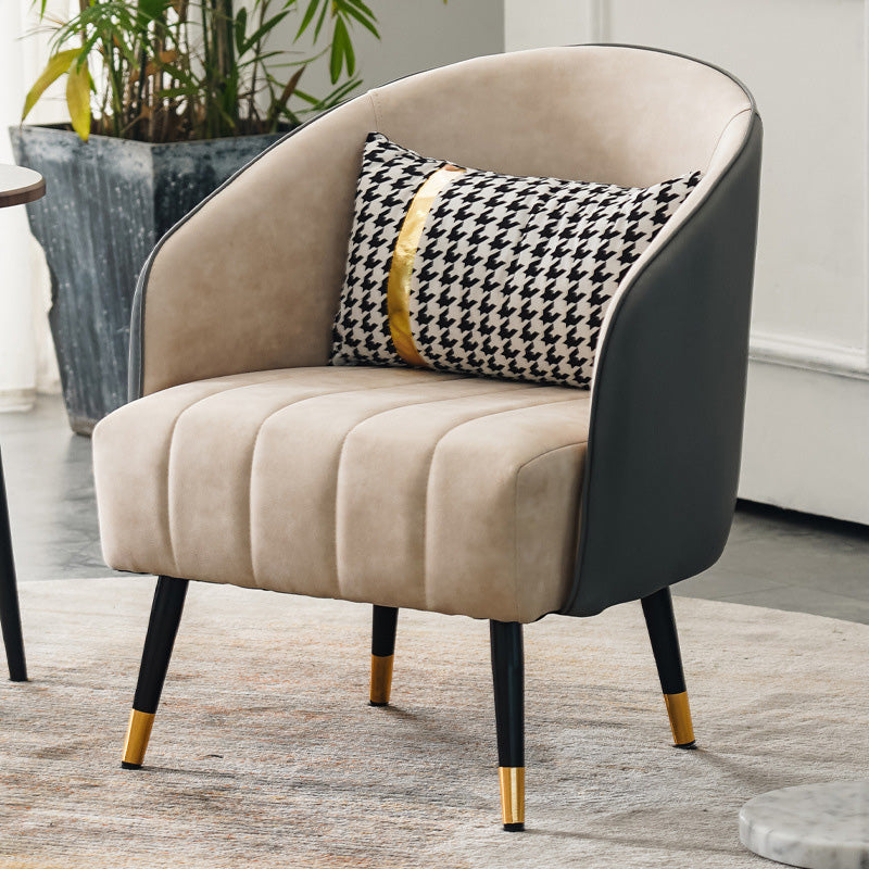 Barrel Accent Chair 25.59" L x 25.59" W x 31.10" H Basic Four Leg Barrel Chair