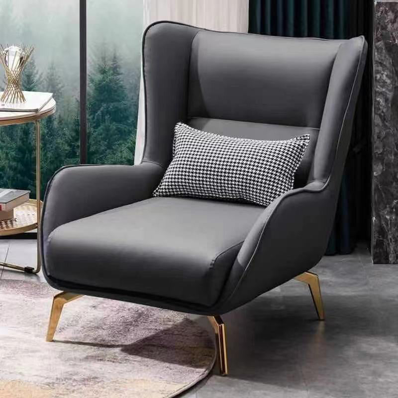 Wingback Chair 30.70" L x 36.61" W x 33.85" H Flared Arms Chair for Bedroom