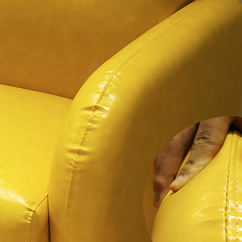 Contemporary Tufted Sofa Couch Split-Back Standard Square Arm Settee Couch